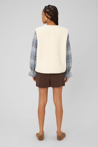 Gilet sans manches sherpa