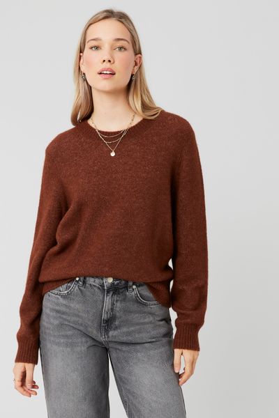 Pull col rond premium