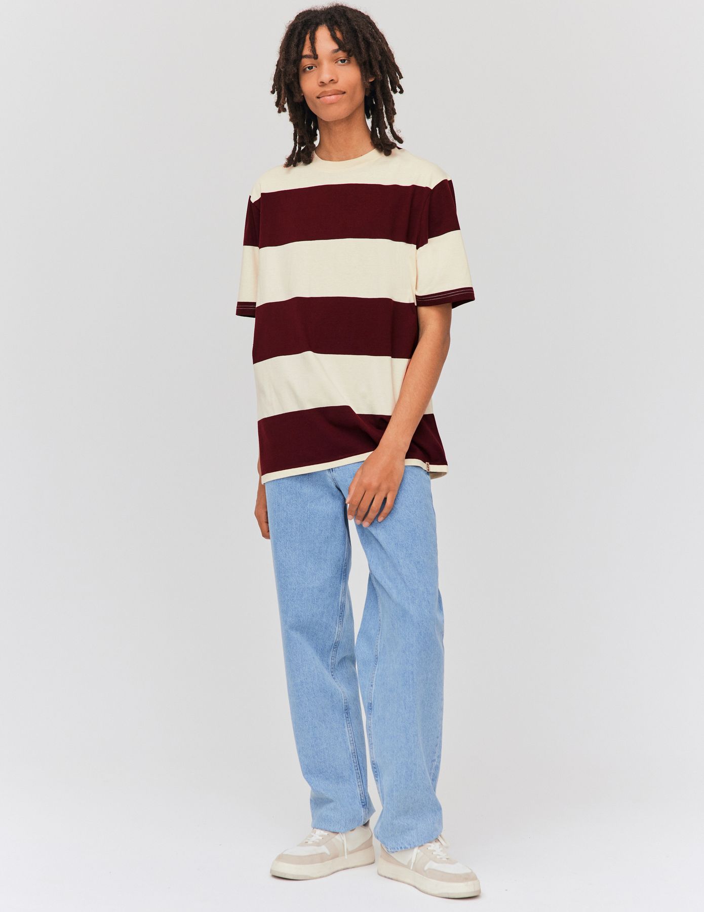 T-shirt maxi rayures