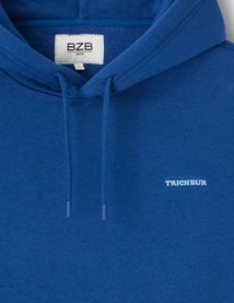 Sweat borderie poitrine