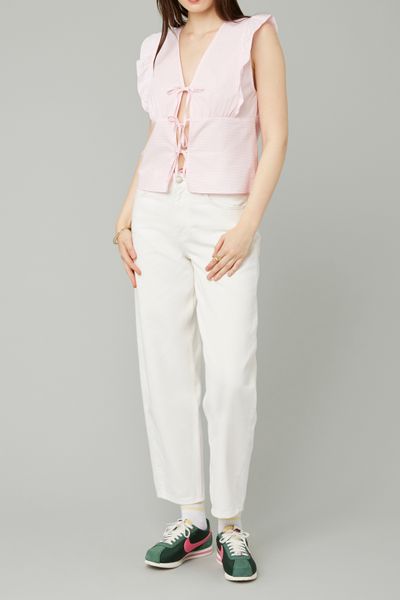 Top sans manches ray&eacute;