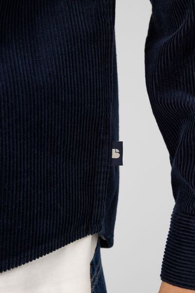 Chemise en velours c&ocirc;tel&eacute;
