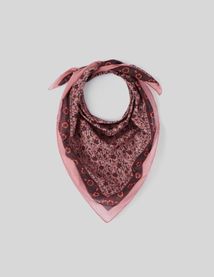 Foulard coton imprim&eacute;