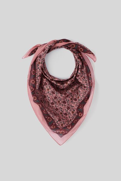 Foulard coton imprim&eacute;
