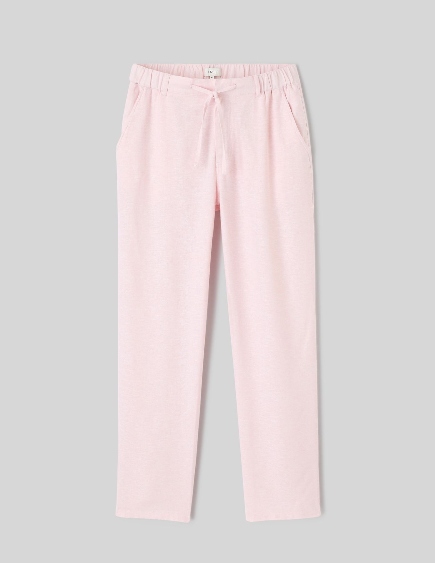 Pantalon de ville fluide viscose lin
