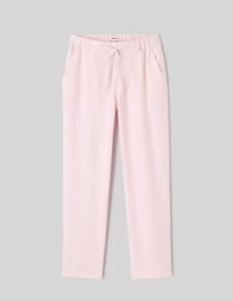 Pantalon de ville fluide viscose lin