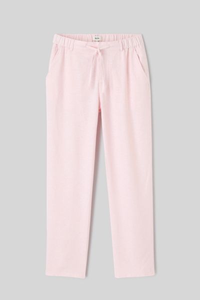 Pantalon de ville fluide viscose lin
