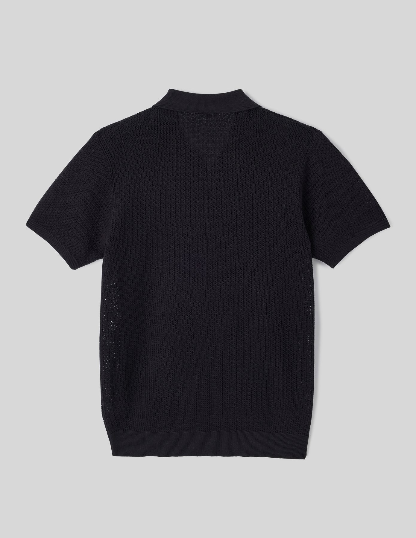Polo maille ajourée