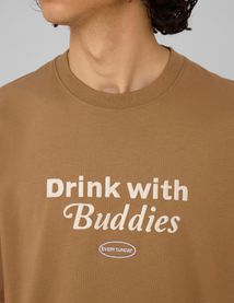 T-shirt imprim&eacute; et brod&eacute;