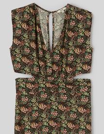 Robe longue imprimée