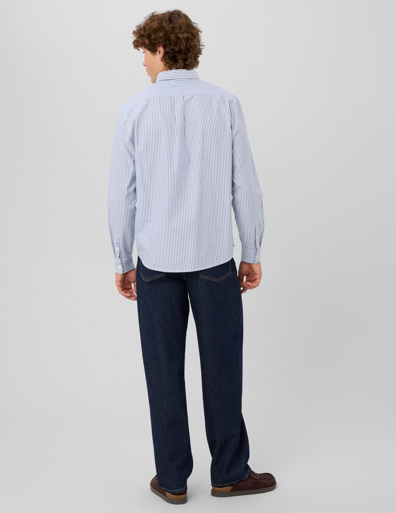 Chemise oxford ray&eacute;e