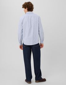 Chemise oxford ray&eacute;e