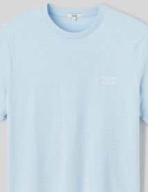 T-shirt broderie poitrine