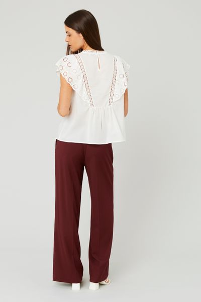 Blouse en broderie anglaise