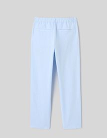 Pantalon de ville fluide viscose lin