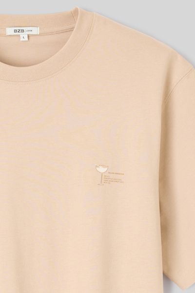 T-shirt imprim&eacute; devant/dos