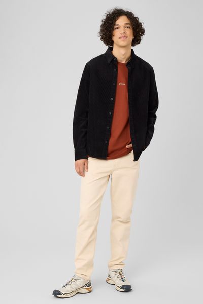 Chemise en velours c&ocirc;tel&eacute;
