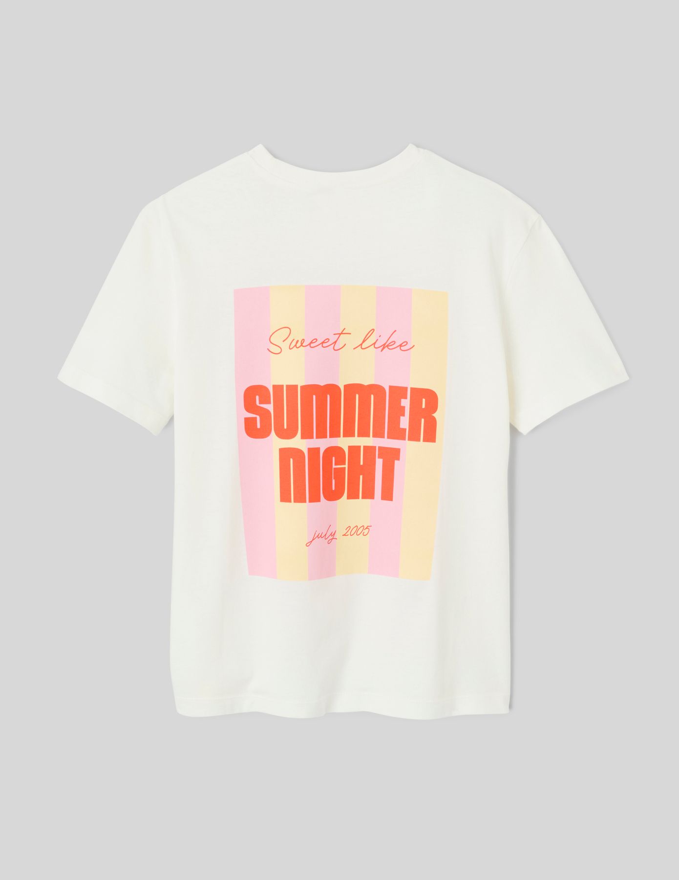 T-shirt imprim&eacute; devant/ dos