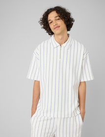 Polo manches courtes ray&eacute;e