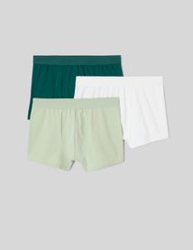 Lot de 3 boxers unis