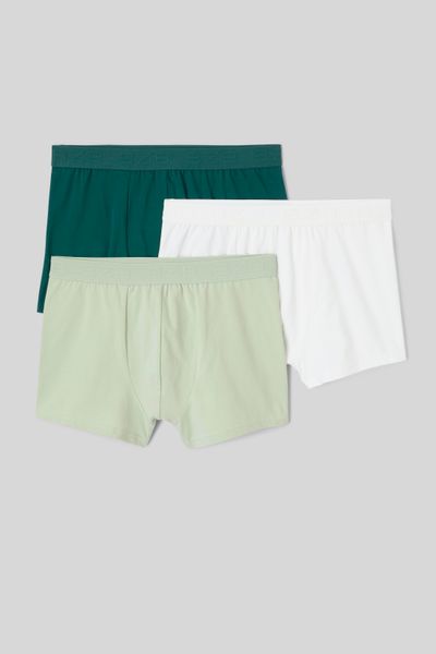 Lot de 3 boxers unis