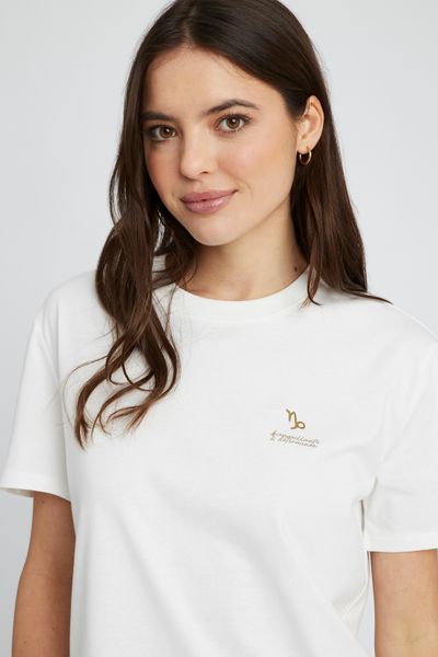 T-shirt imprimé signe astro capricorne