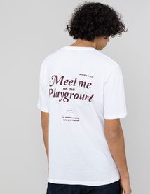 T-shirt imprim&eacute; devant/dos