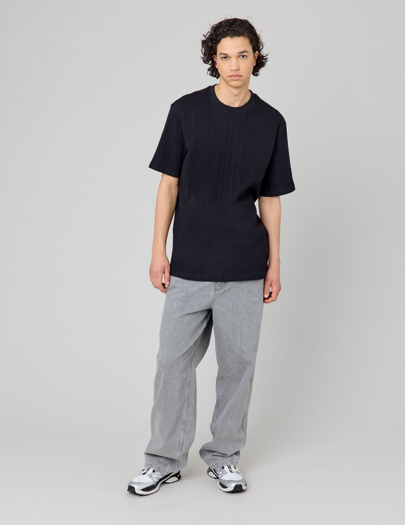 Jean skater gris clair