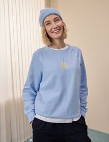 Sweat raglan brodé
