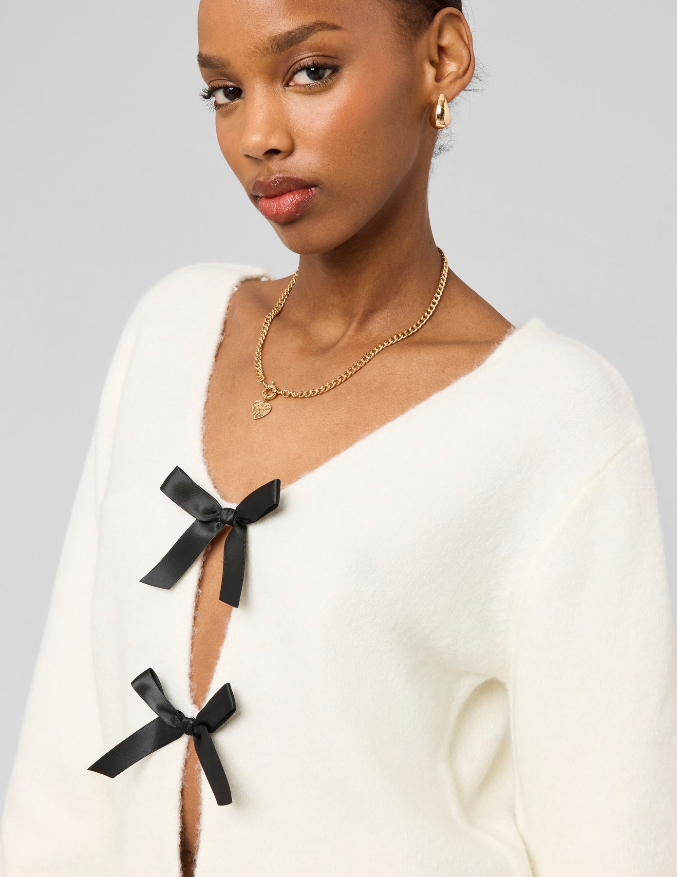 Gilet &agrave; n&oelig;uds