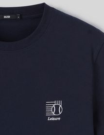 T-shirt brodé à message