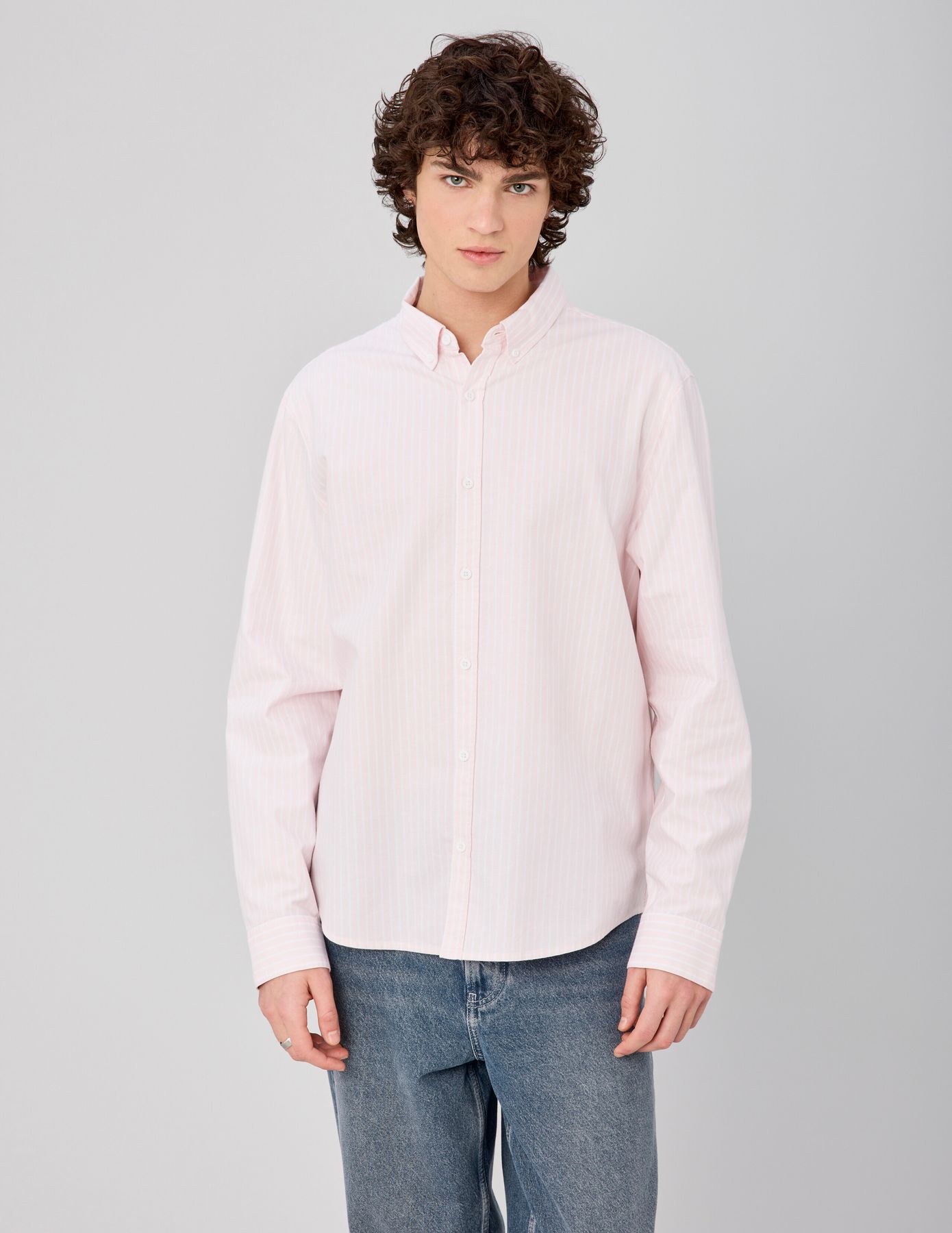 Chemise oxford ray&eacute;e