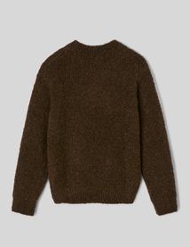 Pull maille bouclette