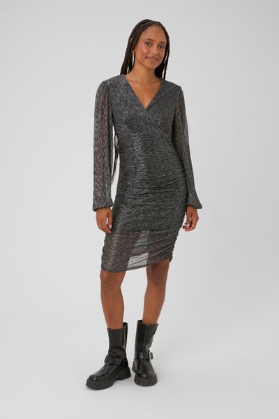 Robe courte drap&eacute;e