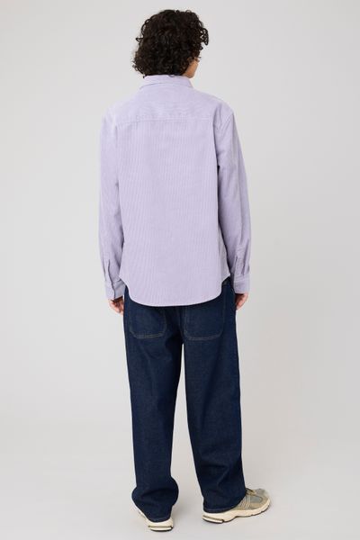 Chemise droite en velours