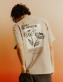 T-shirt imprim&eacute; devant / dos