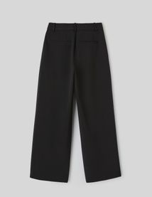 Pantalon large &agrave; pinces