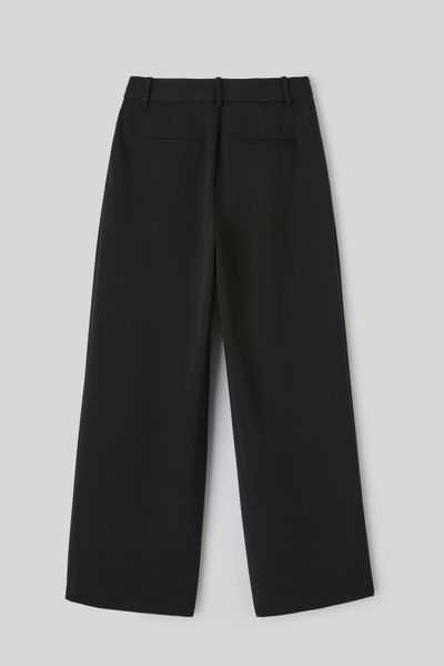 Pantalon large &agrave; pinces