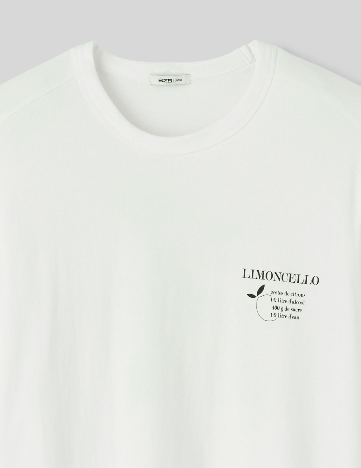 T-shirt imprim&eacute; limoncello