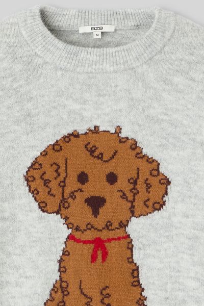 Pull motif chien