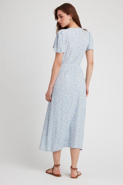 Robe longue imprimée
