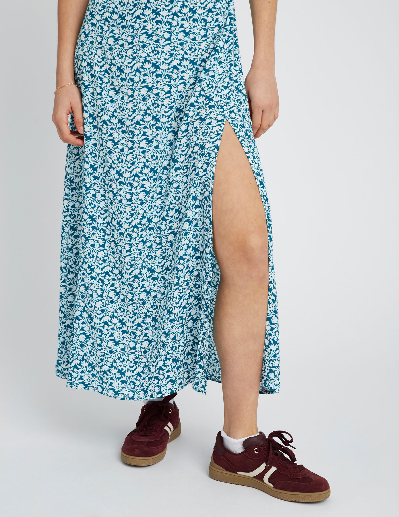 Robe longue imprimée
