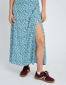 Robe longue imprimée