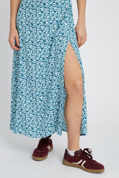 Robe longue imprimée