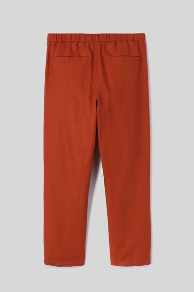 Pantalon de ville coton lin