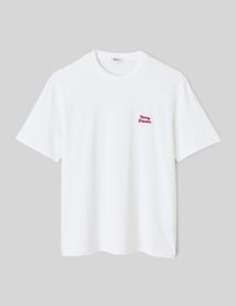 T-shirt broderie poitrine