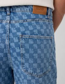 Jean imprim&eacute; loose