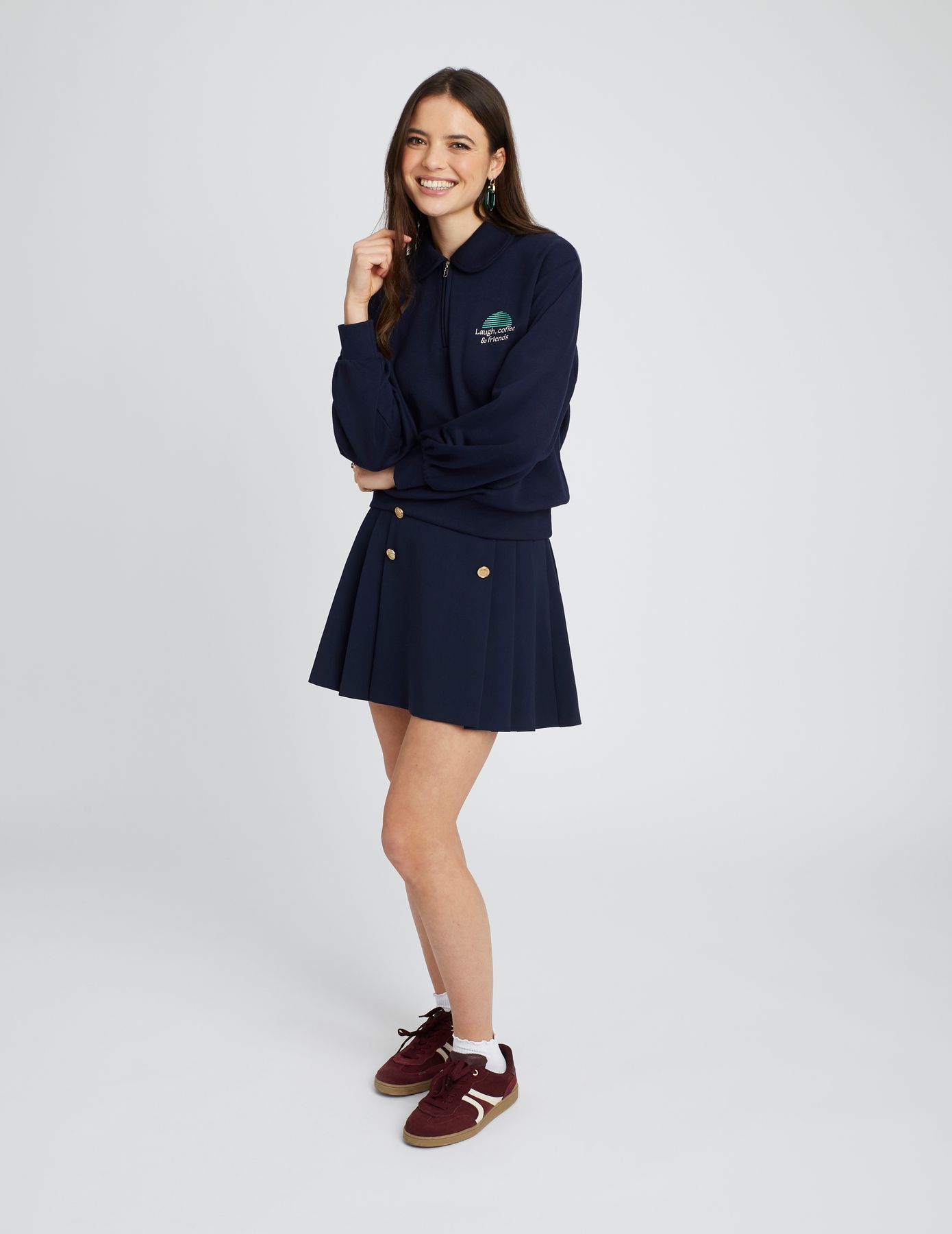 Sweat col polo