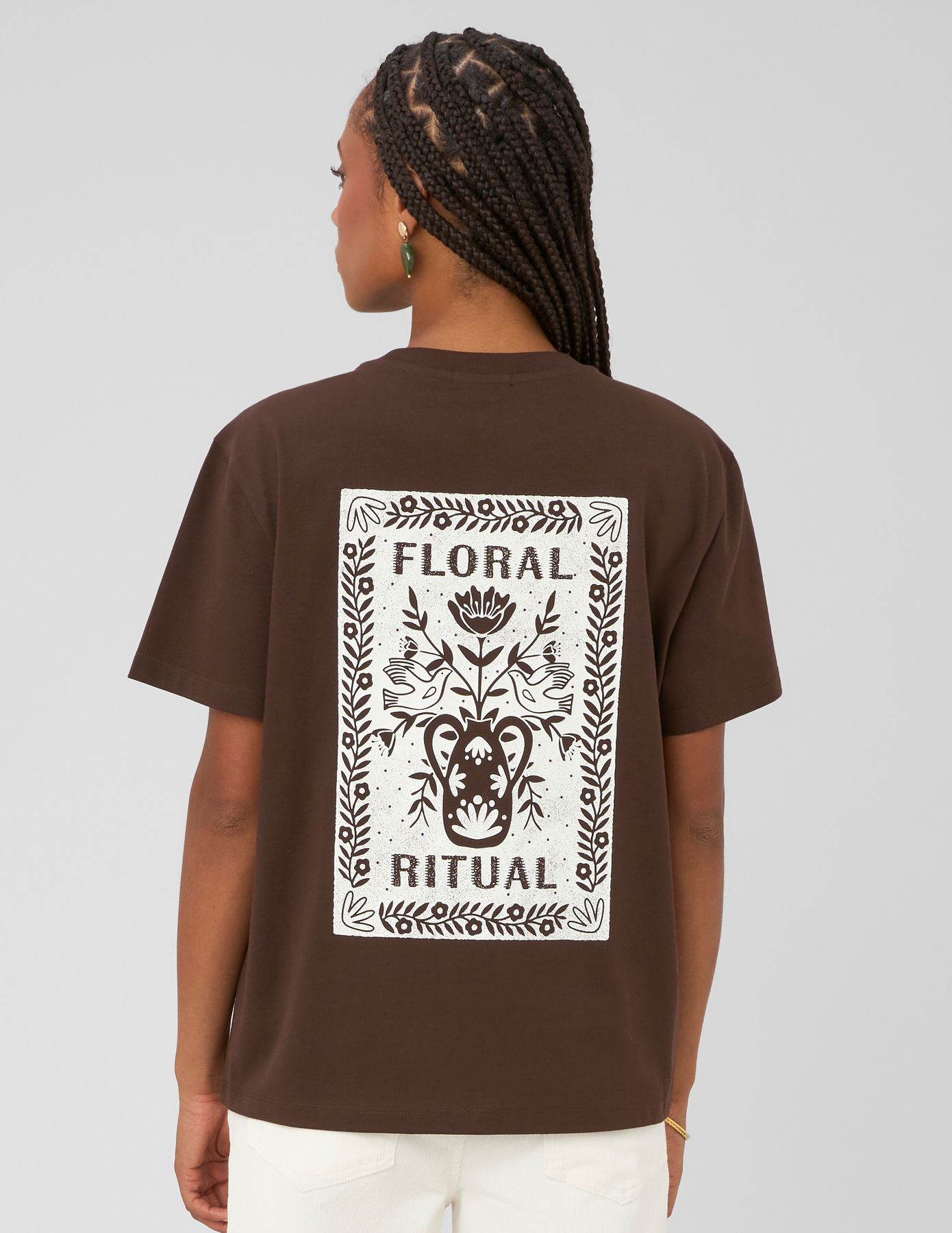 T-shirt imprim&eacute; devant/dos