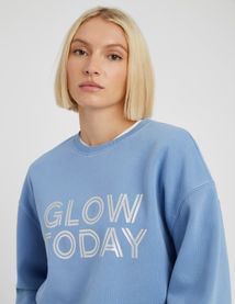 Sweat col rond imprimé